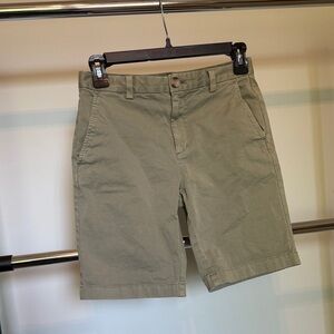 Vineyard Vines Kids Olive Green Chino Shorts